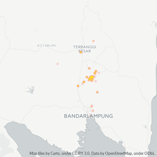 Dami ng Negosyo sa Postal Code 34125 - Metro, Provinsi Lampung