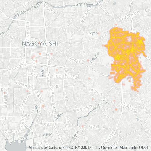 Bedrijfsconcentratie in Postcode 465 - Kitagata, Gifu (prefectuur)