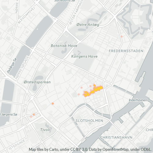 Dami ng Negosyo sa Postal Code 1100 - Copenhague, Region Hovedstaden
