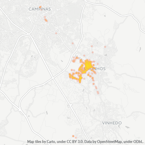 Dami ng Negosyo sa Postal Code 13271-000 - Valinhos, São Paulo