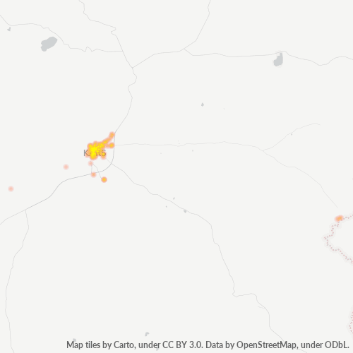 Dami ng Negosyo sa Postal Code 36100 - Kars, Kars Province