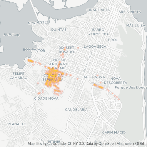 Dami ng Negosyo sa Postal Code 59070-000 - Natal, Rio Grande do Norte