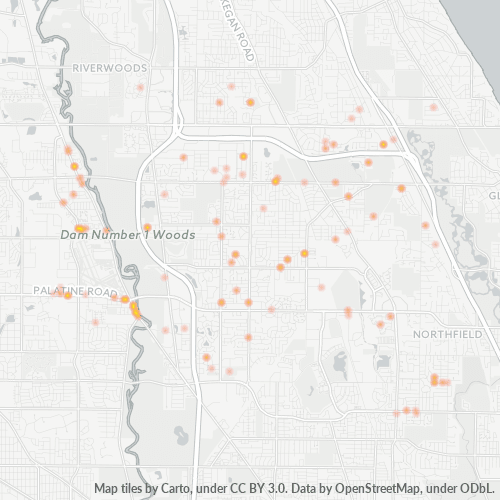 Mkusanyiko wa Biashara katika Posta 60065 - Northbrook, Illinois
