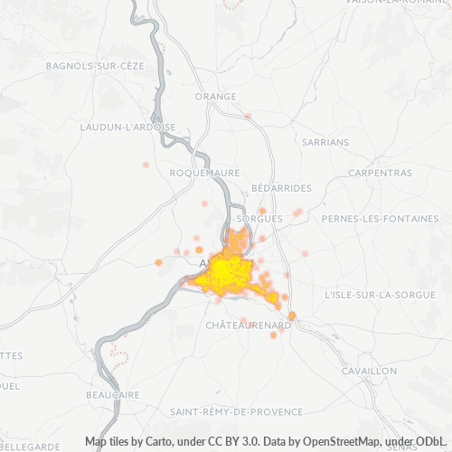 Dami ng Negosyo sa Postal Code 84000 - Avignon, Provence-Alpes-Côte d'Azur