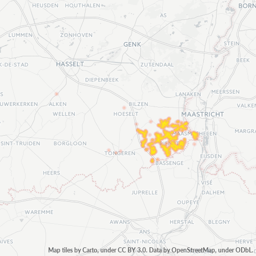 Bedrijfsconcentratie in Postcode 3770 - België