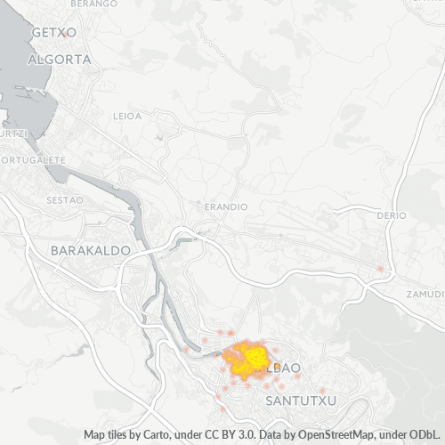 Dami ng Negosyo sa Postal Code 48009 - Bilbao, Bayang Basko