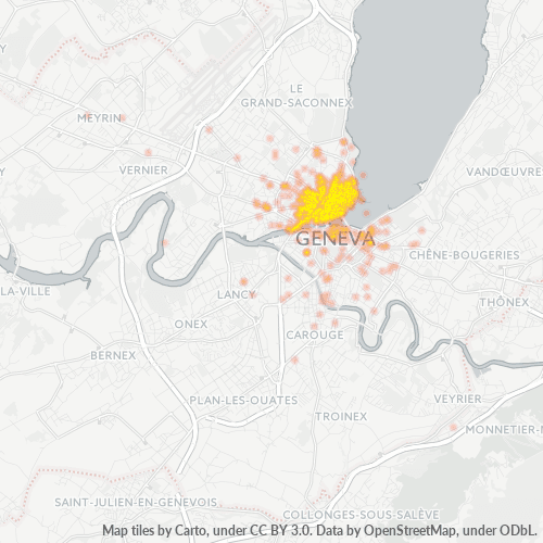 Dami ng Negosyo sa Postal Code 1201 - Geneva, Genève