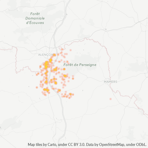 Dami ng Negosyo sa Postal Code 72610 - Pransiya