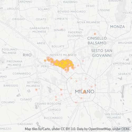 Dami ng Negosyo sa Postal Code 20157 - Quarto Oggiaro, Lombardy