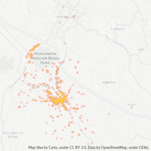 Dami ng Negosyo sa Postal Code 03023 - Ceccano, Lazio