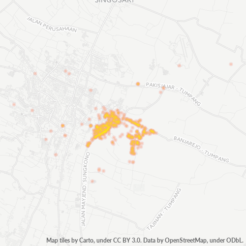 Dami ng Negosyo sa Postal Code 65138 - Malang, Silangang Java