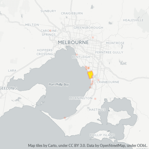 Dami ng Negosyo sa Postal Code 3196 - Chelsea, Victoria