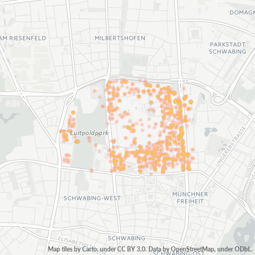 Business Concentration in Postal Code 80804 - Munich, Bavaria