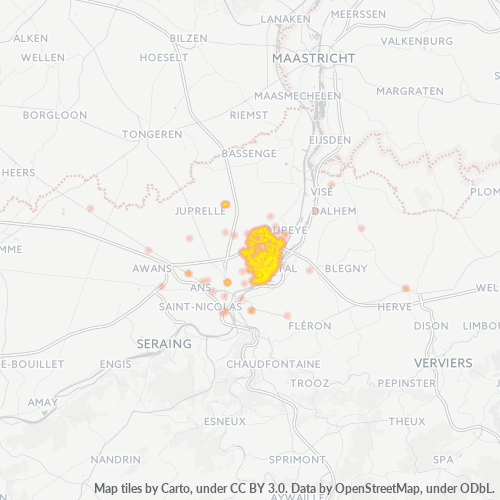 Bedrijfsconcentratie in Postcode 4040 - Herstal, Wallonië