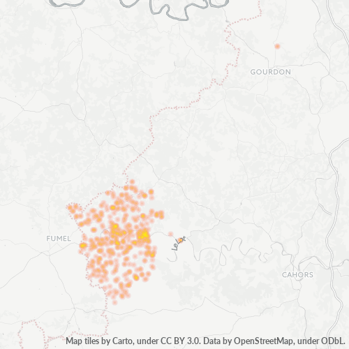 Dami ng Negosyo sa Postal Code 46700 - Mauroux, Midi-Pyrénées