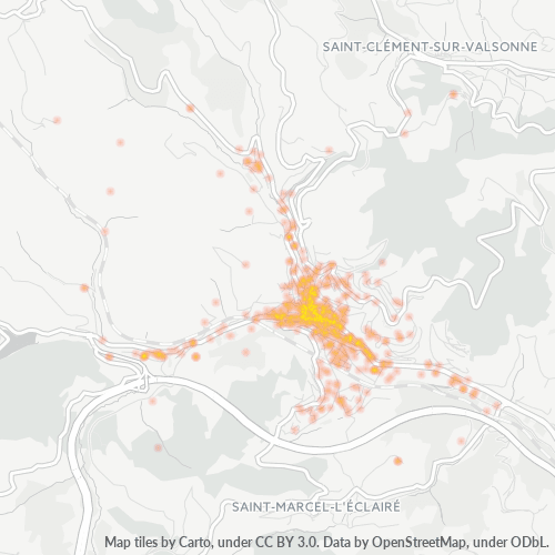 Dami ng Negosyo sa Postal Code 69170 - Les Sauvages, Rhône-Alpes