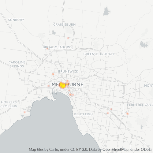 Dami ng Negosyo sa Postal Code 3008 - Docklands, Victoria