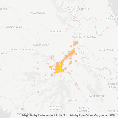 Dami ng Negosyo sa Postal Code 01033 - Viterbo, Lazio