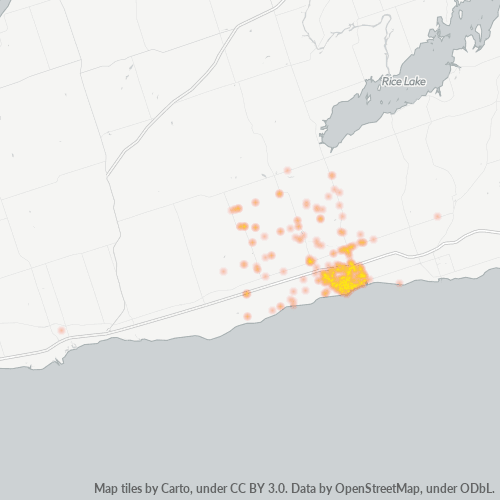 Dami ng Negosyo sa Postal Code L1A - Elizabethville, Ontario