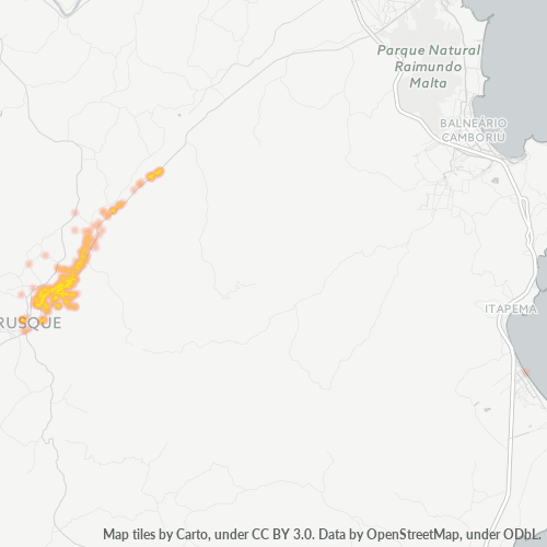 Dami ng Negosyo sa Postal Code 88352-000 - Brusque, Santa Catarina