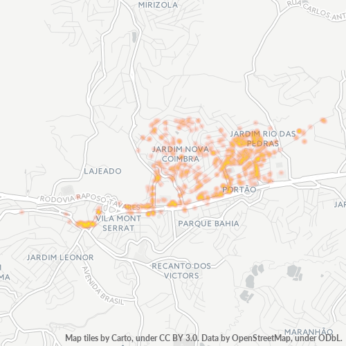 Concentració d'empreses a Codi Postal 06703-000 - Cotia, Estat de São Paulo
