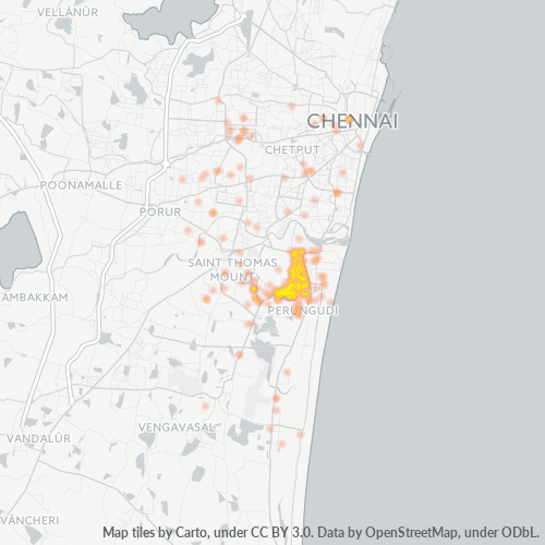 Dami ng Negosyo sa Postal Code 600113 - Chennai, State of Tamil Nādu