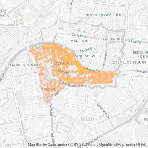 Dami ng Negosyo sa Postal Code 2311 - Leiden, Provincie Zuid-Holland