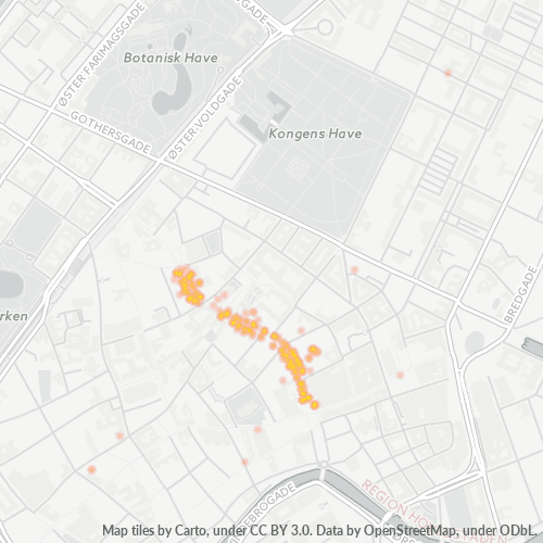 Dami ng Negosyo sa Postal Code 1150 - Copenhague, Region Hovedstaden