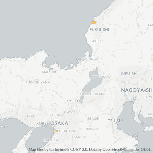 Bedrijfsconcentratie in Postcode 913 - Mikuni, Fukui (prefectuur)