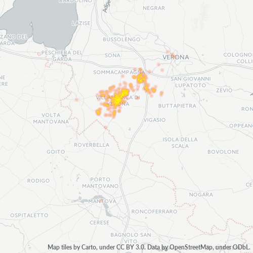 Dami ng Negosyo sa Postal Code 37069 - Italya
