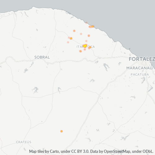 Dami ng Negosyo sa Postal Code 62500-000 - Itapipoca, Ceará