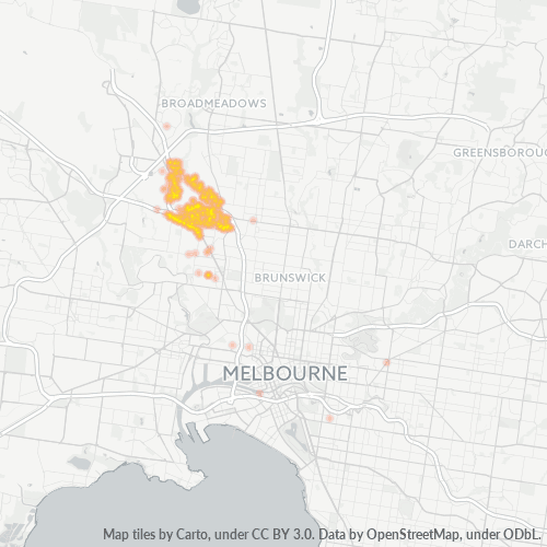 Dami ng Negosyo sa Postal Code 3041 - Footscray, Victoria