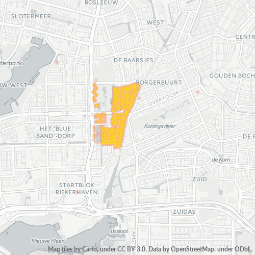 Verksamhetskoncentration i Postnummer 1058 - Amsterdam, Noord-Holland