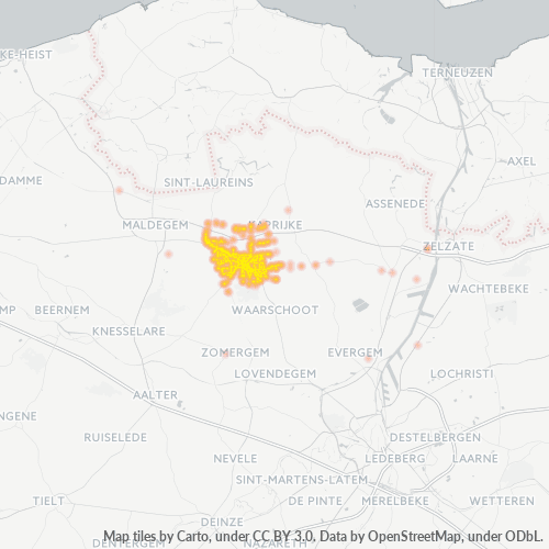 Bedrijfsconcentratie in Postcode 9900 - België