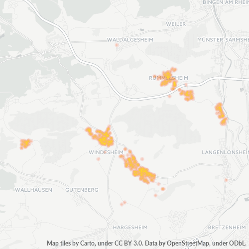 Konsentrasi Bisnis di Kode Pos 55452 - Laubenheim, Rheinland-Pfalz