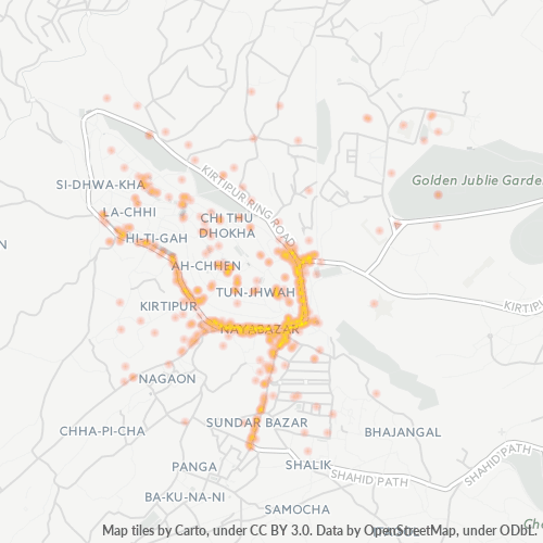 Dami ng Negosyo sa Postal Code 44618 - Kirtipur, Madhyamanchal