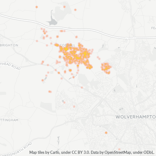 Dami ng Negosyo sa Postal Code WV8 - United Kingdom