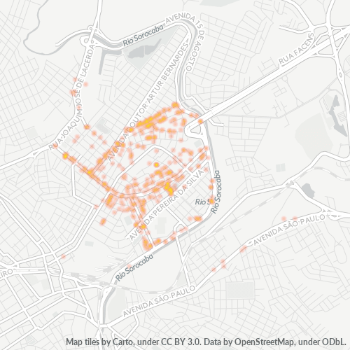 Dami ng Negosyo sa Postal Code 18090-000 - Sorocaba, São Paulo