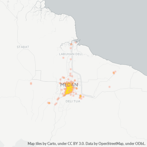 Dami ng Negosyo sa Postal Code 20157 - Medan, Sumatera Utara