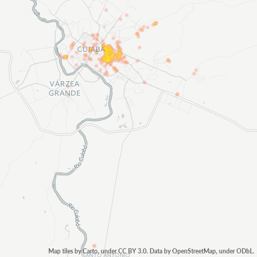 Dami ng Negosyo sa Postal Code 78060-000 - Cuiabá, Mato Grosso