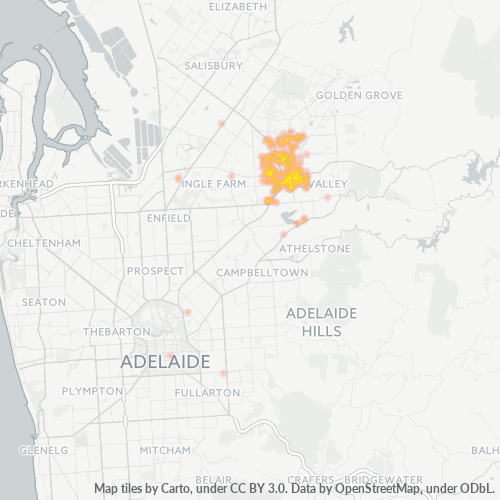 Dami ng Negosyo sa Postal Code 5092 - Modbury, Timog Australya