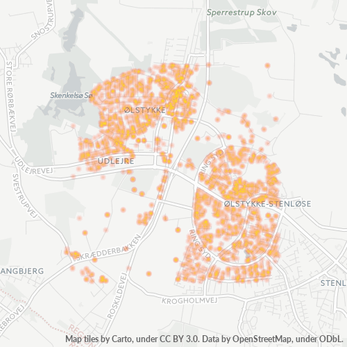 Dami ng Negosyo sa Postal Code 3650 - Ølstykke, Region Hovedstaden