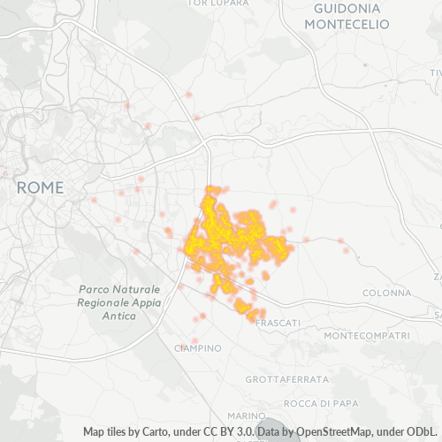 Dami ng Negosyo sa Postal Code 00133 - Roma, Lazio