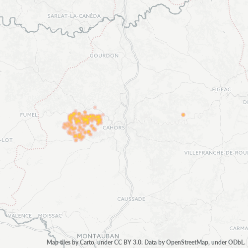Concentració d'empreses a Codi Postal 46140 - Belaiga, Migdia-Pirineus