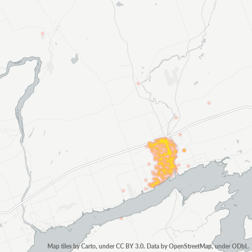 Dami ng Negosyo sa Postal Code K8P - Belleville, Ontario