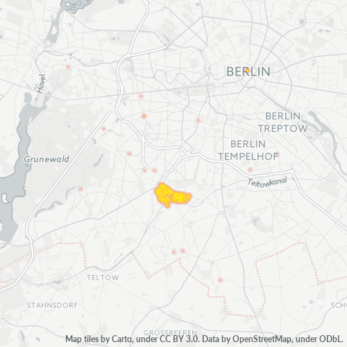 Business Concentration in Postal Code 12167 - Berlin