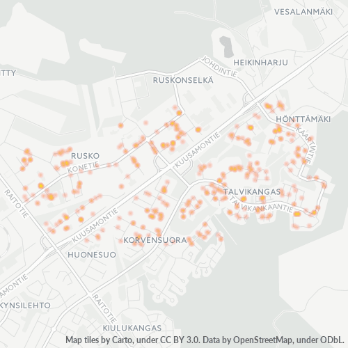 Dami ng Negosyo sa Postal Code 90630 - Oulu, Pohjois-Pohjanmaa
