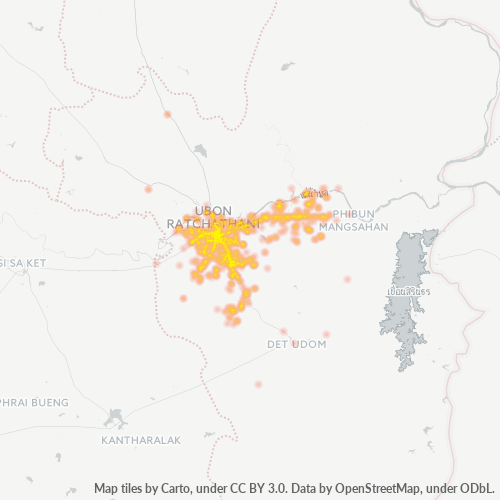 Dami ng Negosyo sa Postal Code 34190 - Sawang Wirawong, Changwat Ubon Ratchathani