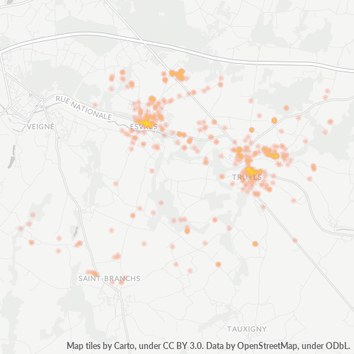 Dami ng Negosyo sa Postal Code 37320 - Esvres, Centre