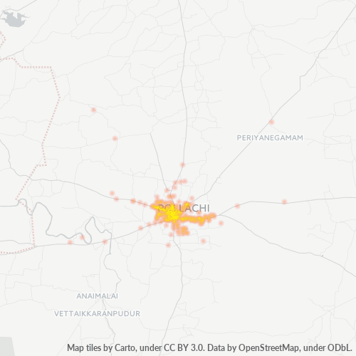 Bedriftskonsentrasjon i Postnummer 642001 - Coimbatore, Tamil Nadu